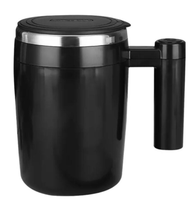 380ml Chargeur magnétique en acier inoxydable Remuer électrique tasse de café avec eau de couvercle fournisseur