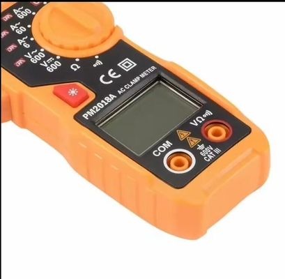 Mètre de pointe PM2018A Portable Auto Range Mètre à pince numérique AC 600 Mètre à tension AC DC 20Mohm Mètre à pince à détection NCV fournisseur