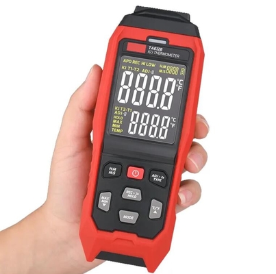 TA612B/C 2/4 canaux K/J Thermomètre à thermocouple de type -200~1372 C-328~2501 F Témpéromètre LCD 5000 groupes de données fournisseur
