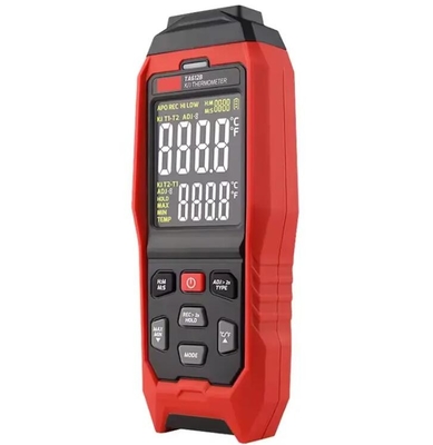 TA612B/C 2/4 canaux K/J Thermomètre à thermocouple de type -200~1372 C-328~2501 F Témpéromètre LCD 5000 groupes de données fournisseur
