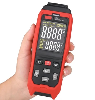 TA612B/C 2/4 canaux K/J Thermomètre à thermocouple de type -200~1372 C/ -328~2501 F Témpéromètre LCD 5000 groupes Stockage de données fournisseur