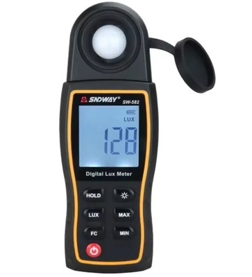 SW-582 Compteur numérique de luxe Affichage à commande numérique LCD Automatique de portée Luminomètre photomètre Luxomètre jauge lumineuse 0-199,900 Lux fournisseur