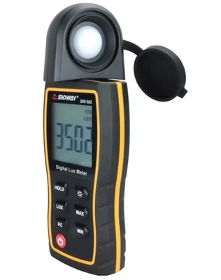SW-582 Compteur numérique de luxe Affichage à commande numérique LCD Automatique de portée Luminomètre photomètre Luxomètre jauge lumineuse 0-199,900 Lux fournisseur