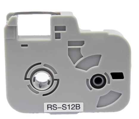 RS-S12B Cassette à bande de marque noire pour Biovin S680 S800 S900 RS-12B Machine à lettres électroniques, Imprimante d'identification par câble, Marqueur de fil fournisseur