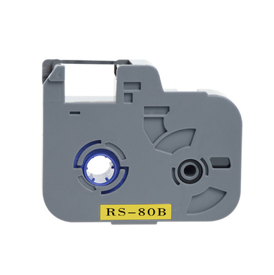 Cartouche de ruban adhésif RS-80B noir pour la machine à lettres électroniques Biovin, imprimante d'identification par câble, marqueur S-100T S600 S650 S700 S100T S700 sans puce fournisseur