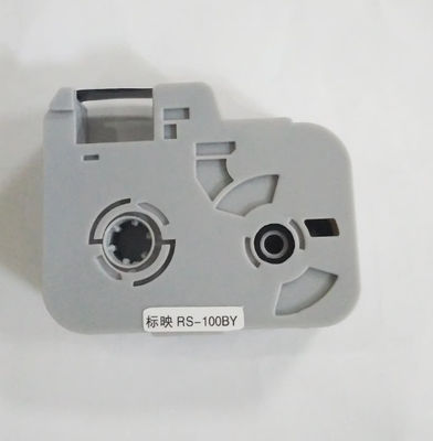 Tape cassette à étiquette RS-100BY pour la machine à lettres électronique Biovin, imprimante d'identification par câble, marqueur filaire fournisseur