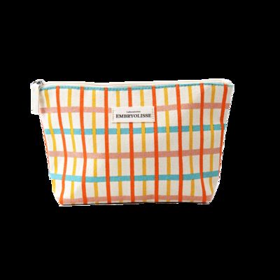 CR-075 High Quality Classic Zipper Cosmetics Bag for Makeup Brushes Perfect Tool for Organizing Your Beauty Essentials fournisseur