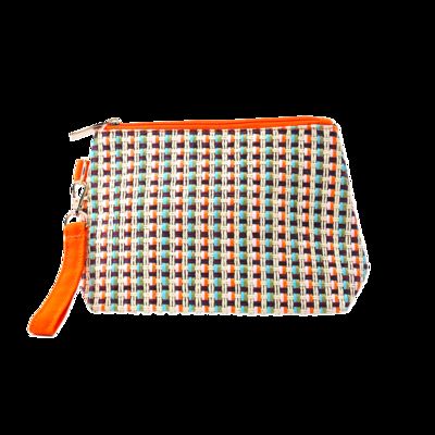 CR-078 Travel Leather Case Custom Small Cosmetic Bag with Zipper Closure Fashion Style Pink Makeup Bag fournisseur