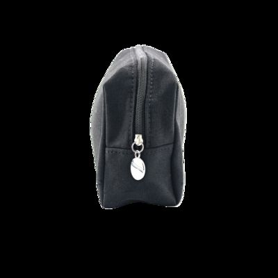 CR-017 Travel Leather Case Custom Small Cosmetic Bag with Zipper Closure Fashion Style Pink Makeup Bag fournisseur