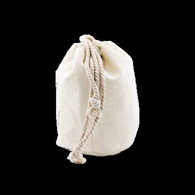CR-107 sac de maquillage sac cosmétique sac crayon sac de lin monnaie sac à main blancs sac de rangement fournisseur