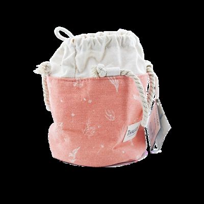 CR-105 sac de maquillage sac cosmétique sac crayon sac de lin monnaie sac à main blancs sac de rangement fournisseur