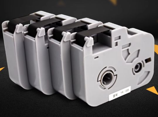 bande d'étiquette noire pour la machine à lettres électroniques YP500 600, imprimante d'identification par câble fournisseur