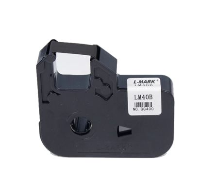 Cassette de ruban noir LM40B pour imprimante pour machine à lettrage électronique L MARK fournisseur