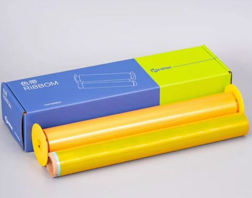 Yellow Print label tape Sticker SR-202Y 22cm*100m Sign Sticker Wide Format Logo fournisseur