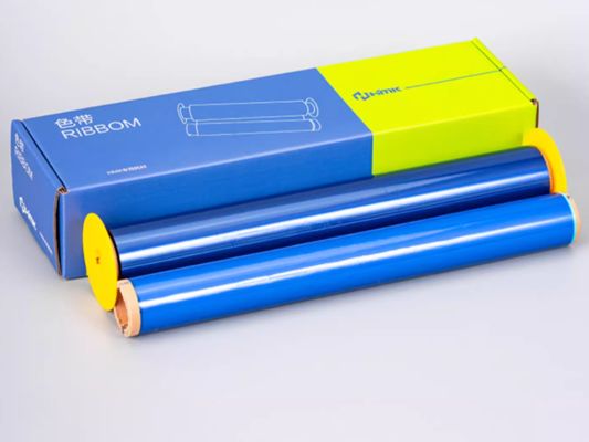 Blue Print label tape Sticker SR-305BL 29cm*50m Sign Sticker Wide Format Logo fournisseur