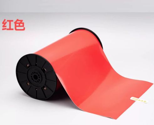 Ruban d'étiquettes d'impression rouge BLK-260R 260mmx19m Autocollant de signalisation Grand format Logo fournisseur