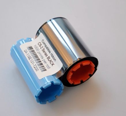 Comatible Ribbon Roll CS-2 Series Black 1000 prints per roll HMK SR-70B 80mm Industrial standard ribbon fournisseur