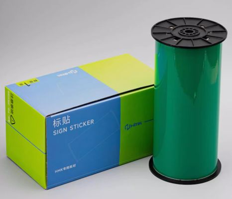 Green Print label tape 300mmx15m Sign Sticker Wide Format Logo fournisseur