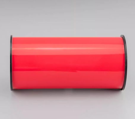 Ruban d'étiquettes d'impression rouge HMK SR-FK-265R 26,5 cm * 10 m Autocollant de signalisation Grand format Logo fournisseur