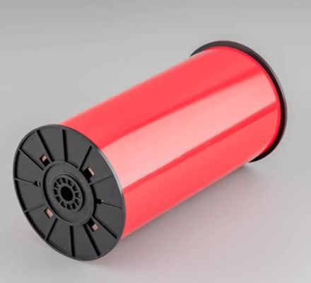 Ruban d'étiquettes d'impression rouge HMK SR-FK-265R 26,5 cm * 10 m Autocollant de signalisation Grand format Logo fournisseur