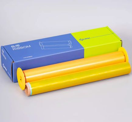 Yellow Print label tape HMK BRK-280Y 280mm*76m Sign Sticker Wide Format Logo fournisseur