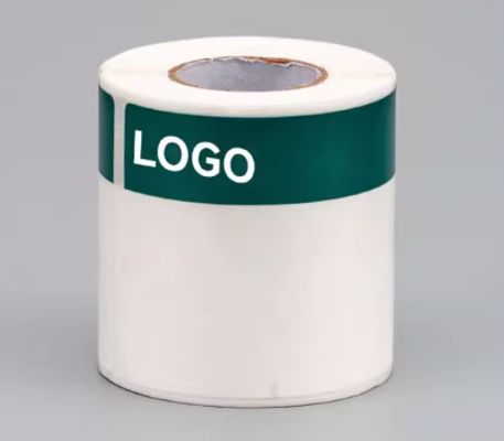 HMKGE50-90B-150(427)/H White heat transfer printing label tape sticker 50mmx90mm fournisseur