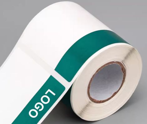 HMKGE50-90B-150(427)/H White heat transfer printing label tape sticker 50mmx90mm fournisseur