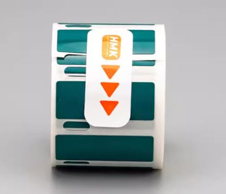 HMK GE-3012G 30mm*12mm Green heat transfer printing label tape sticker fournisseur