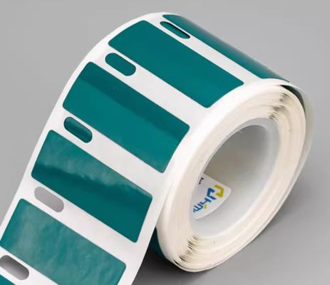 HMK GE-3012G 30mm*12mm Green heat transfer printing label tape sticker fournisseur