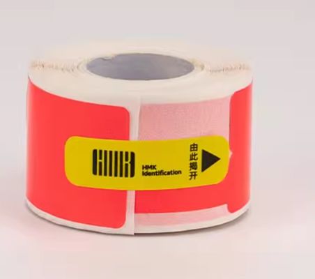 HMK GE-16R 26mm*79mm Red heat transfer printing label tape sticker fournisseur
