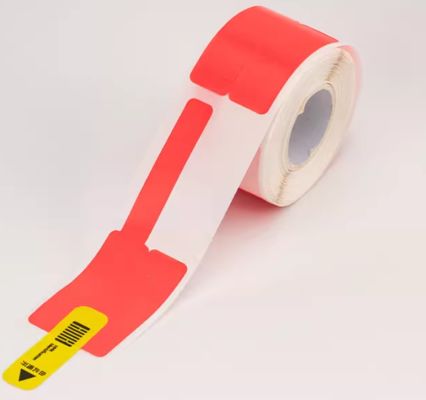 HMK GE-16R 26mm*79mm Red heat transfer printing label tape sticker fournisseur