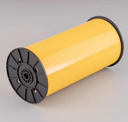 Ruban d'étiquettes imprimées jaune HMK BLK-260Y 260mmx19m Autocollant de signalisation large fournisseur