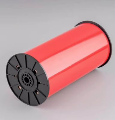 Ruban d'étiquettes d'impression rouge HMK 300mmx15m Autocollant de signalisation Grand format Logo fournisseur