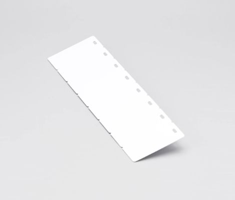 32mm x 68mm PVC Eight consorts label white SR-3268P-8 fournisseur