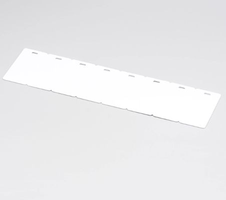 32mm x 68mm PVC Eight consorts label white SR-3268P-8 fournisseur