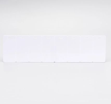 32mm x 68mm PVC Eight consorts label white SR-3268P-8 fournisseur
