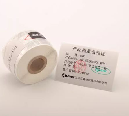 Silver Print label tape RA-0005 40*24mm Sign Sticker fournisseur