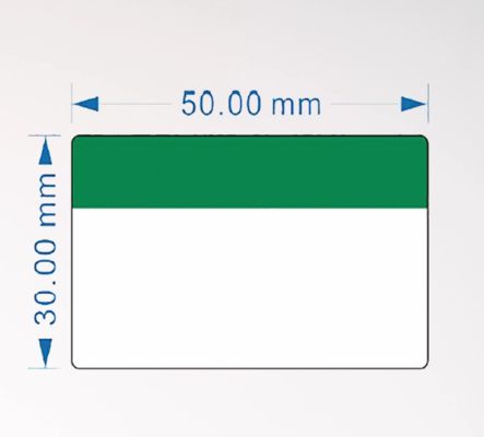 Ruban d'étiquettes d'impression blanche GE-3050W 30mm*50mm Autocollant de signalisation fournisseur