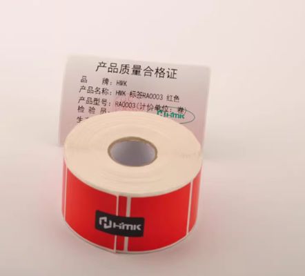 Red Print label tape GE-3050W 30mm*50mm Sign Sticker fournisseur