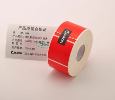 Red Print label tape GE-3050W 30mm*50mm Sign Sticker fournisseur