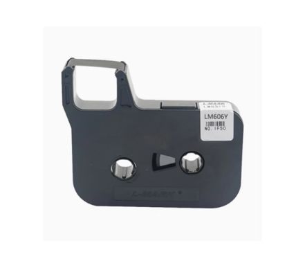LM-606Y Yellow 6mm label tape cassette for L-MARK Electronic Lettering Machine tube printer fournisseur