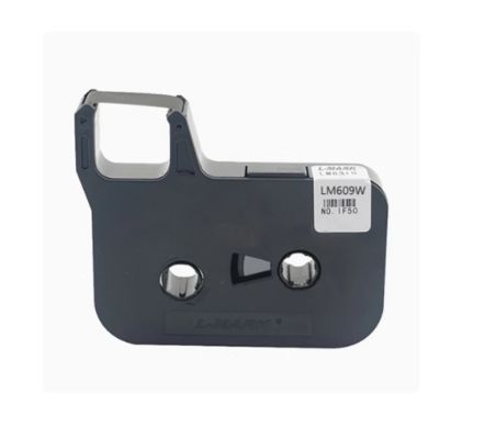 LM-609B white 9mm label tape cassette for L-MARK Electronic Lettering Machine tube printer fournisseur