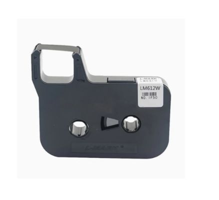 LM-612B white 12mm label tape cassette for L-MARK Electronic Lettering Machine tube printer fournisseur