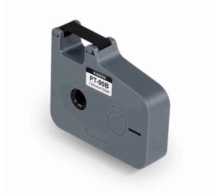 PT-90B 21mm X 100M Black label tape cassette For Puty P900 Electronic Lettering Machine tube printer fournisseur