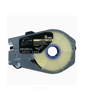 LB-909Y 9mm yellow label tape cassette For Canon LB C-960T / 920T / 980T Electronic Lettering Machine tube printer fournisseur