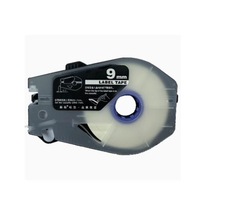 LB-909w 9mm WHITE label tape cassette For Canon LB C-960T / 920T / 980T Electronic Lettering Machine tube printer fournisseur