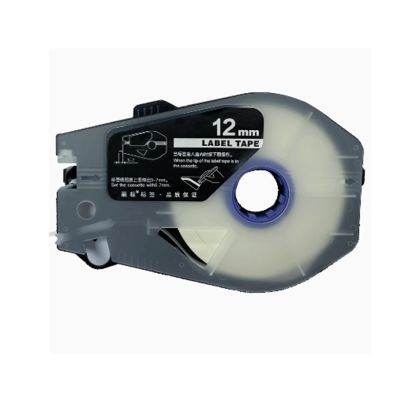 LB-912w 12mm WHITE label tape cassette For Canon LB C-960T / 920T / 980T Electronic Lettering Machine tube printer fournisseur