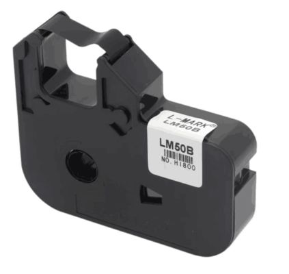 LM-50B Black label tape cassette for L-MARK Electronic Lettering Machine tube printer fournisseur