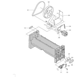 Fuji 500/550 CEINTURE 323D1057346 PLAT pas 06 de minilab fournisseur