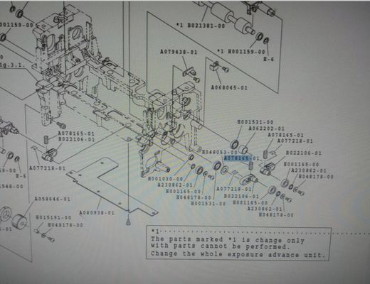A078165 / La pièce de minilab de Noritsu QSS3301 du RESSORT A078165-01 a employé fournisseur